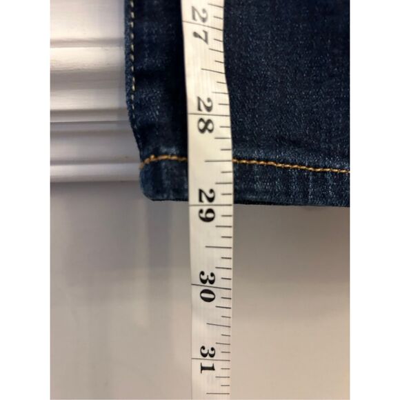 Y2K American Eagle Slim Boot Jeans size 4 Short Super Low-Rise Whiskering - Picture 8 of 10